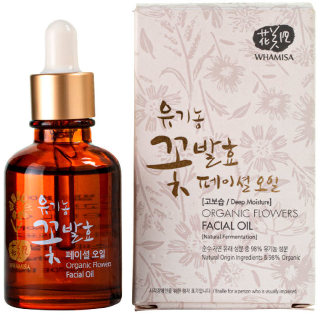Whamisa Organic Flowers Facial Oil Масло для лица на основе цветочных ферментов, 30 мл Whamisa Organic Flowers Facial Oil Масло для лица на основе цветочных ферментов, 30 мл