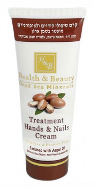 Health and Beauty Крем для ухода за руками и ногтями с маслом Арганы, 180 мл