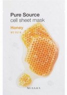 MISSHA Pure Source Cell Sheet Mask Honey Тканевая маска с экстрактом меда, 21 г