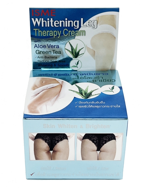 Isme Крем отбеливающий для интимных зон с алоэ вера и зеленым чаем Whitening Leg Therapy Cream, 5 г Isme Крем отбеливающий для интимных зон с алоэ вера и зеленым чаем Whitening Leg Therapy Cream, 5 г