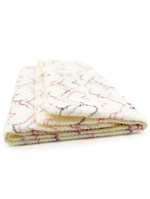 Sungbo Cleamy Мочалка для тела с плетением Сетка и рисунком средней жесткости Красная Heart Shower Towel Red 28х95 см, 1 шт Sungbo Cleamy Мочалка для тела с плетением Сетка и рисунком средней жесткости Красная Heart Shower Towel Red 28х95 см, 1 шт