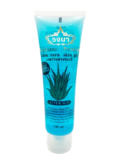 Rochjana Гель для лица и тела с алоэ и ментолом Aloe Vera Menthol Skin Gel, 140 мл