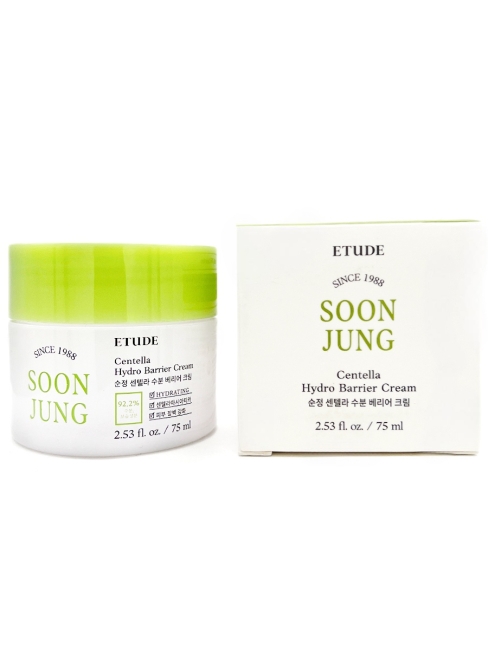 Etude Защитный крем для лица с центеллой Soon Jung Centella Hydro Barrier Cream, 75 мл