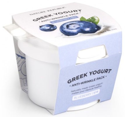 NATURE REPUBLIC Greek Yogurt Anti-Wrinkle Pack Blueberry Маска для лица разглаживающая, 130 мл NATURE REPUBLIC Greek Yogurt Anti-Wrinkle Pack Blueberry Маска для лица разглаживающая, 130 мл