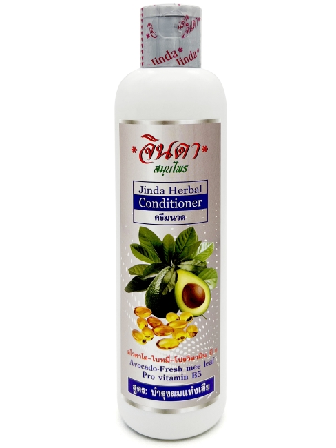Jinda Кондиционер волос с авокадо и витамином В5 Herbal Conditioner Avocado-Fresh Mee Leaf Pro Vitamin B5, 250 мл Jinda Кондиционер волос с авокадо и витамином В5 Herbal Conditioner Avocado-Fresh Mee Leaf Pro Vitamin B5, 250 мл