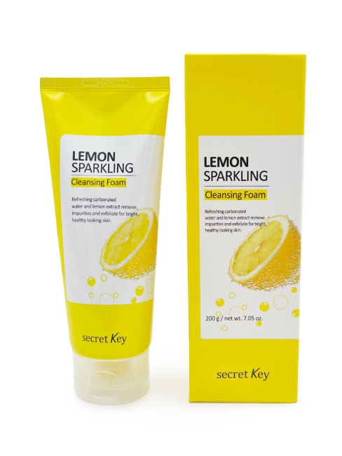 Secret Key Пенка для умывания на газированной воде с экстрактом лимона Lemon Sparkling Cleansing Foam, 200 г
