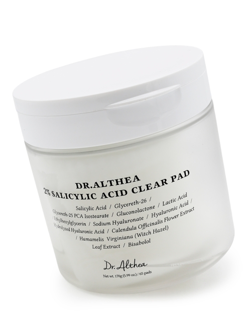 Dr. Althea Отшелушивающие тонер-пэды с салициловой кислотой 2% Salicylic Acid Clear Pad 65 шт., 170 г