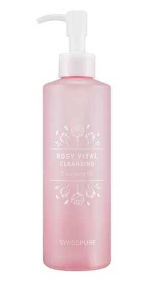 SWISSPURE Rosy Vital Cleansing Oil Очищающее масло с экстрактами альпийских розовых цветов, 250 мл