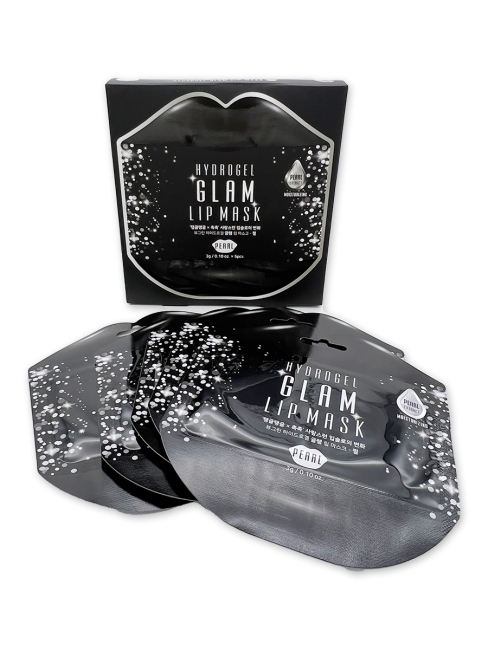 Beauugreen Гидрогелевые патчи для губ с жемчугом Hydrogel Glam Lip Mask Pearl, 5 шт*3 г