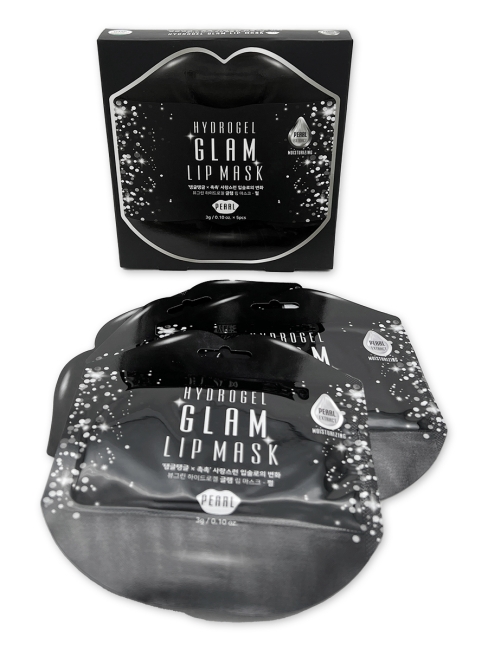 Beauugreen Гидрогелевые патчи для губ с жемчугом Hydrogel Glam Lip Mask Pearl, 5 шт*3 г