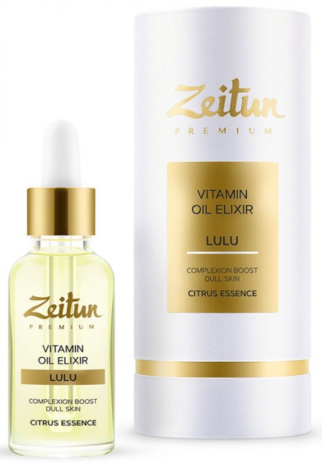Zeitun Витаминный масляный эликсир Zeitun LULU для сияния кожи лица, 30 мл