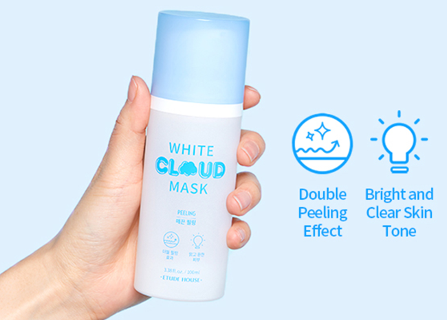 ETUDE HOUSE White Cloud Mask Peeling Пузырьковая маска пилинг, 100 мл