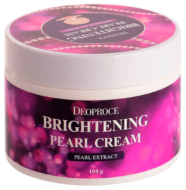 Deoproce Moisture Brightening Pearl Cream Крем для лица питательный с экстрактом жемчуга, 100 г