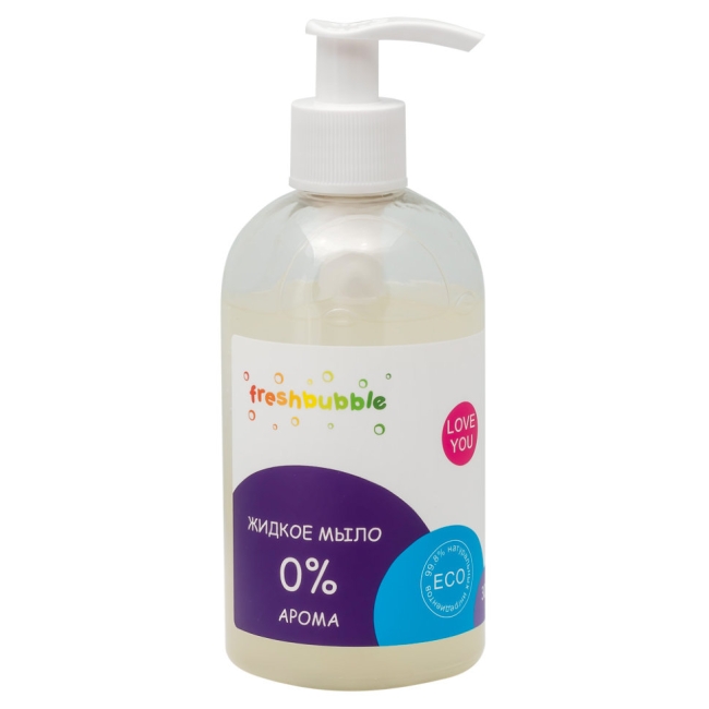 Freshbubble Жидкое мыло 0% арома (без аромата) 300 мл