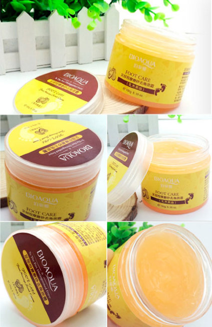 Bioaqua Foot Care Отшелушивающий крем для ног, 180 г Bioaqua Foot Care Отшелушивающий крем для ног, 180 г