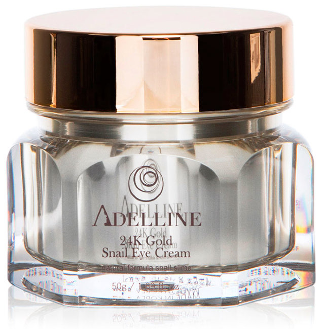Adelline 24K Gold Snail Eye Cream Крем для кожи вокруг глаз с коллоидным золотом и слизью улитки, 50 г Adelline 24K Gold Snail Eye Cream Крем для кожи вокруг глаз с коллоидным золотом и слизью улитки, 50 г