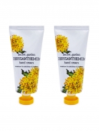 Jigott Комплект кремов для рук с экстрактом Хризантемы Secret Garden Chrysantheum Hand Cream, 2 шт * 100 мл