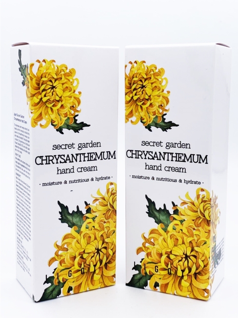 Jigott Комплект кремов для рук с экстрактом Хризантемы Secret Garden Chrysantheum Hand Cream, 2 шт * 100 мл