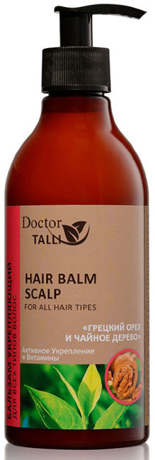 Doctor TALLI Hair Balm Scalp Бальзам укрепляющий Грецкий орех и Чайное Дерево, 400 мл