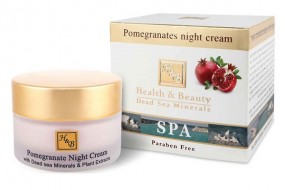 Health and Beauty Крем для лица ночной укрепляющий на основе Граната, 50 мл Health and Beauty Крем для лица ночной укрепляющий на основе Граната, 50 мл