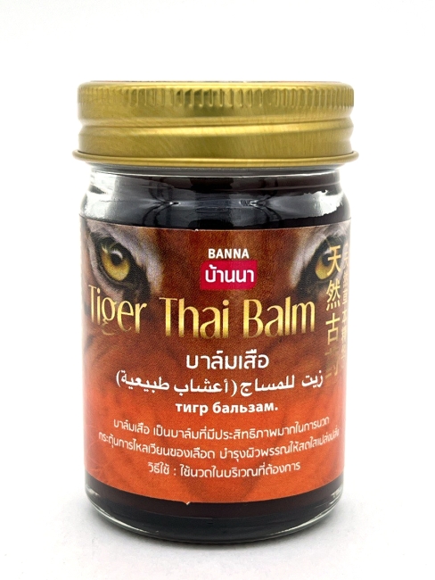 Banna Бальзам для тела тигровый согревающий Tiger Thai Balm, 50 г Banna Бальзам для тела тигровый согревающий Tiger Thai Balm, 50 г