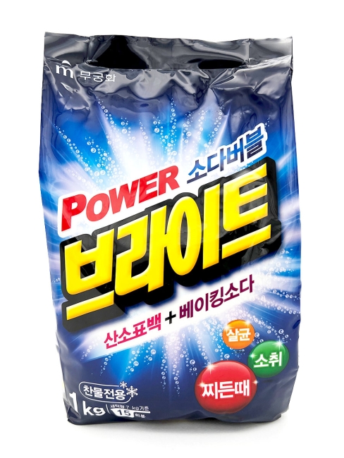 Mukunghwa Стиральный порошок с пузырьками кислорода и содой Белизна и яркость Bright Powder Detergent, 1000 г Mukunghwa Стиральный порошок с пузырьками кислорода и содой Белизна и яркость Bright Powder Detergent, 1000 г