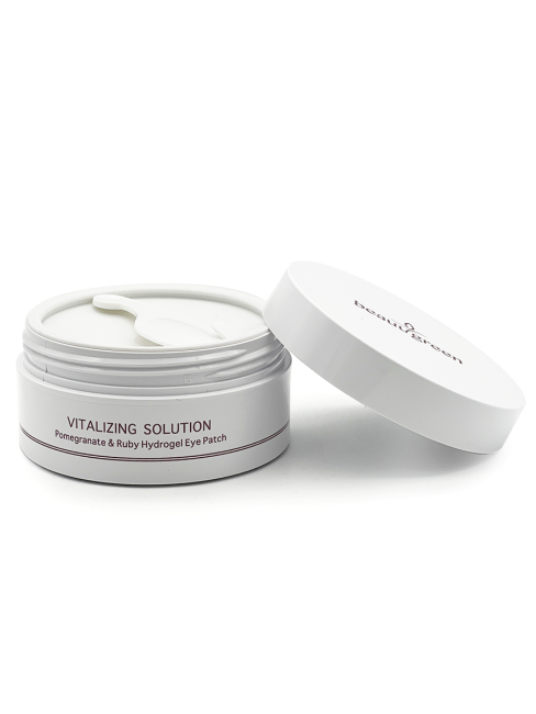 BeauuGreen Гидрогелевые патчи с гранатом и рубиновой пудрой Pomegranate & Ruby Hydrogel Eye Patch, 60 шт