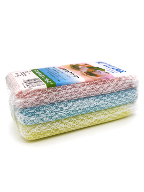 Life-do Губки для мытья посуды в нейлоновой сеточке, 3 шт