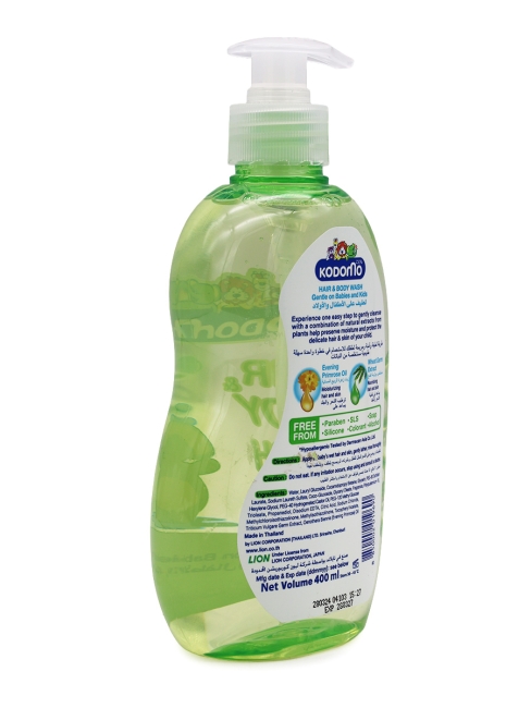 LION Детский гель для душа "От макушки до пяточек" Kodomo Hair & Body Wash, 400 мл LION Детский гель для душа "От макушки до пяточек" Kodomo Hair & Body Wash, 400 мл