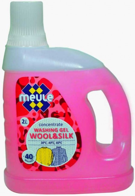 Meule Wool & Delicate Fabrics Концентрированный гель для стирки шерсти и шелка на 40 стирок, 2 л