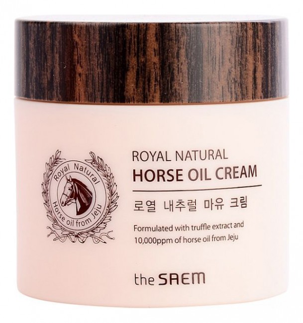The Saem Крем для лица с лошадиным жиром Royal Natural Horse Oil Cream, 80 мл