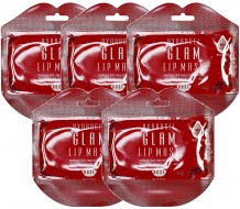 Beauugreen Гидрогелевые патчи для губ с розой Hydrogel Glam Lip Mask Rose, 5*3 г