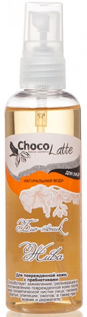ChocoLatte Натуральная вода для лица Био-Тоник с пребиотиками Жива для поврежденной кожи, 100 мл