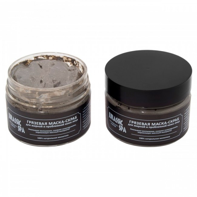 Jurassic Spa Маска-скраб для жирной и проблемной кожи лица, 100 мл Jurassic Spa Маска-скраб для жирной и проблемной кожи лица, 100 мл