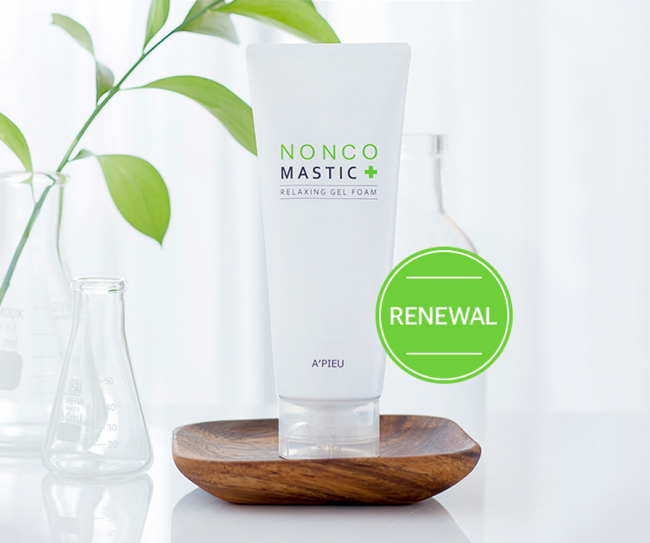 A'Pieu Nonco Mastic Relaxing Gel Foam Успокаивающая гелевая пенка для умывания, 150 мл