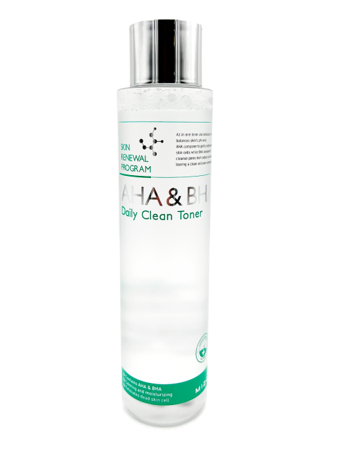 MIZON Тоник-пилинг с фруктовыми кислотами AHA & BHA Daily Clean Toner, 150 мл MIZON Тоник-пилинг с фруктовыми кислотами AHA & BHA Daily Clean Toner, 150 мл