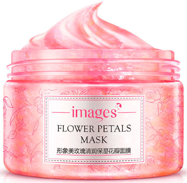 Images Flower Petals Rose Mask Маска для лица с розой, 120 г