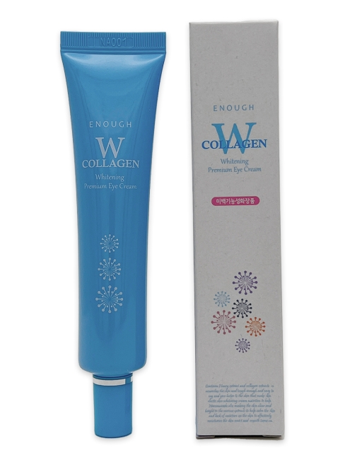 Enough Крем для глаз осветляющий W Collagen Whitening Premium Eye Cream, 30 мл
