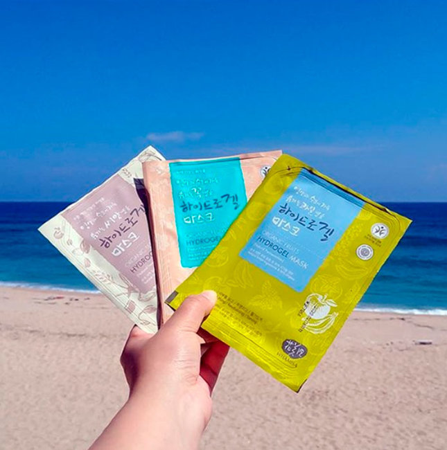 Whamisa Organic Seeds Hydrogel Mask Маска для лица гидрогелевая на основе ферментов семян растений, 33 г