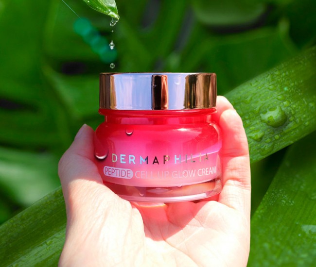Dermaphilia Peptide Cell-Up Glow Cream Антивозрастной крем-гель с элитными пептидами, 50 мл