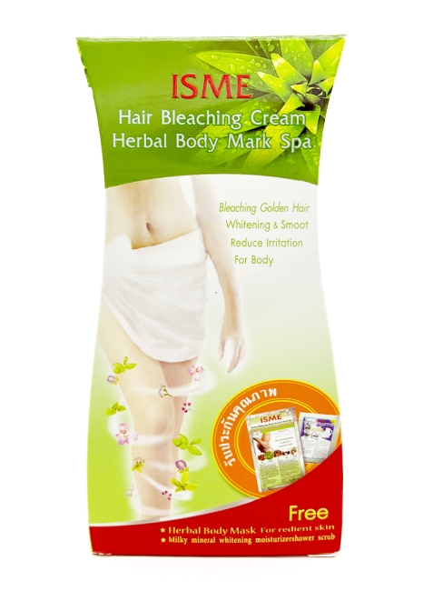Isme СПА набор для осветления волос на теле и отбеливания кожи SPA Herbal Hair Bleaching & Lightening Body Mask, 120 г Isme СПА набор для осветления волос на теле и отбеливания кожи SPA Herbal Hair Bleaching & Lightening Body Mask, 120 г