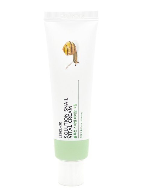 Lebelage Пептидный крем для лица с улиточным муцином Solution Snail Vital Cream, 50 мл