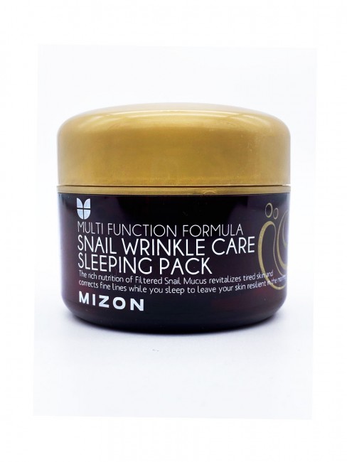 MIZON Ночная маска c экстрактом улитки 2,5%, Snail Wrinkle Care Sleeping Pack, 80 мл