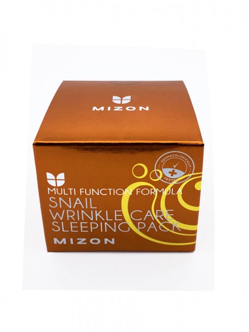 MIZON Ночная маска c экстрактом улитки 2,5%, Snail Wrinkle Care Sleeping Pack, 80 мл
