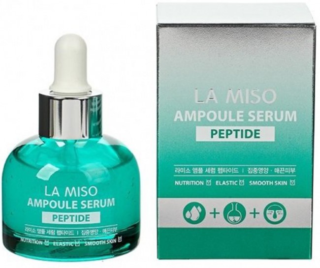 LA MISO Ampoule Serum Peptide Сыворотка ампульная с пептидами, 35 мл LA MISO Ampoule Serum Peptide Сыворотка ампульная с пептидами, 35 мл