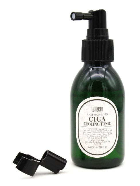 Tenzero Охлаждающий тоник для кожи головы с центеллой азиатской Anti-hair Loss Cica Cooling Tonic, 100 мл Tenzero Охлаждающий тоник для кожи головы с центеллой азиатской Anti-hair Loss Cica Cooling Tonic, 100 мл
