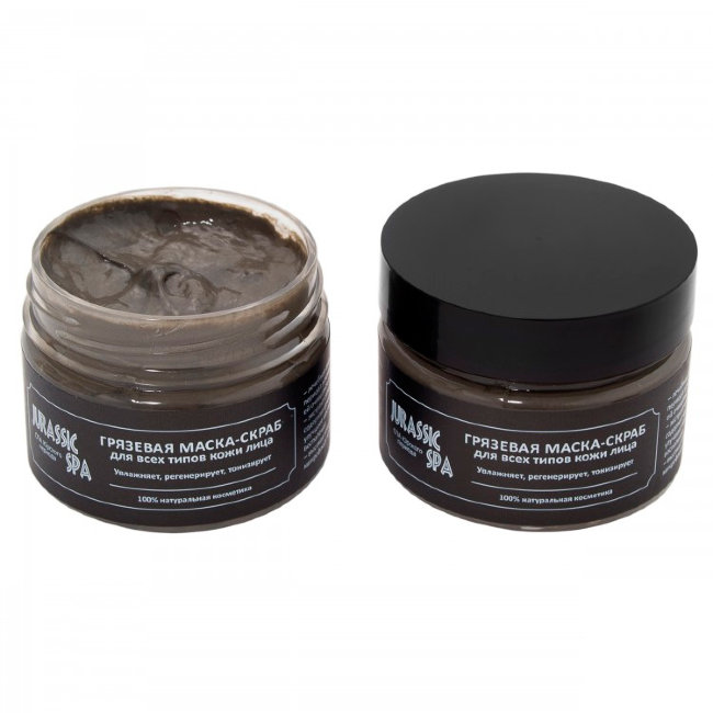 Jurassic Spa Маска-скраб увлажняющая для всех типов кожи лица, 100 мл Jurassic Spa Маска-скраб увлажняющая для всех типов кожи лица, 100 мл