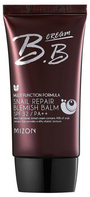 MIZON Snail Repair Blemish Balm SPF 32 PA++ #02 Sаnd Beige ББ крем с муцином улитки, 50 мл MIZON Snail Repair Blemish Balm SPF 32 PA++ #02 Sаnd Beige ББ крем с муцином улитки, 50 мл