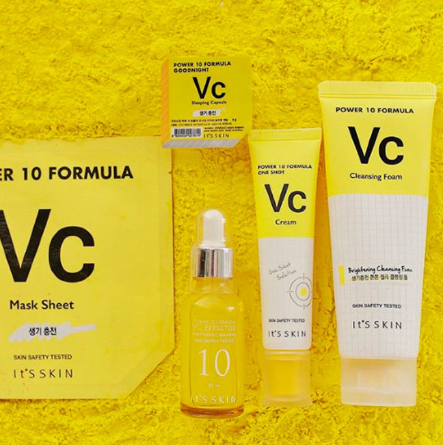 It’s Skin Power 10 Formula VC Mask Sheet Тонизирующая листовая маска с витамином С, 25 г It’s Skin Power 10 Formula VC Mask Sheet Тонизирующая листовая маска с витамином С, 25 г