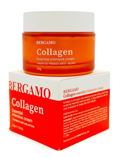 Bergamo Крем для лица с Коллагеном интенсивный Collagen Essential Intensive, 50 мл